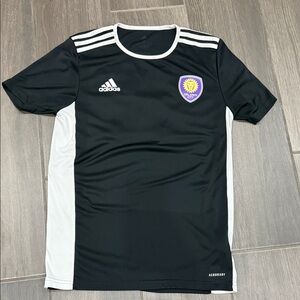 Adidas Black and White Men's Soccer Jersey